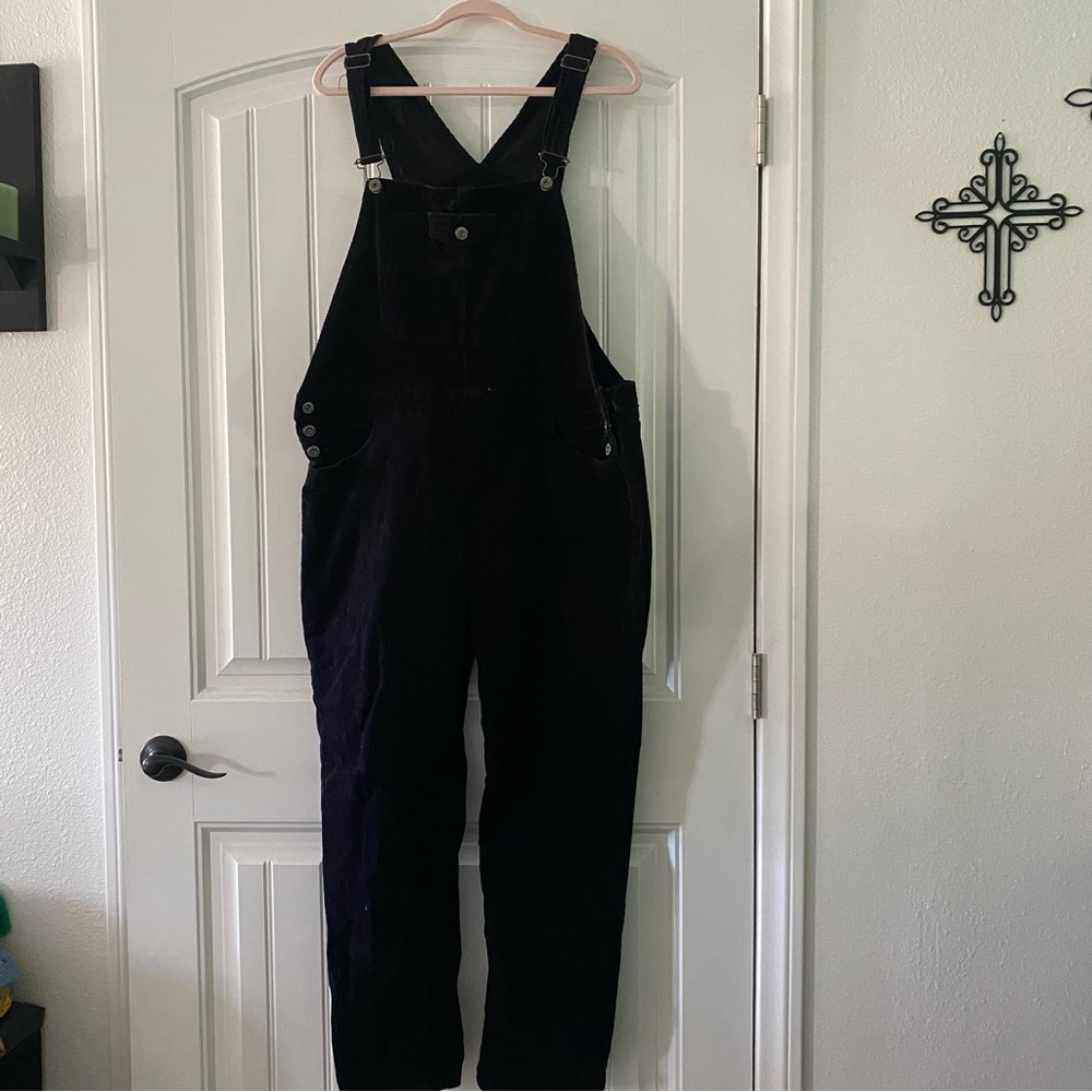 Arizona size XXL black corduroy overall pants